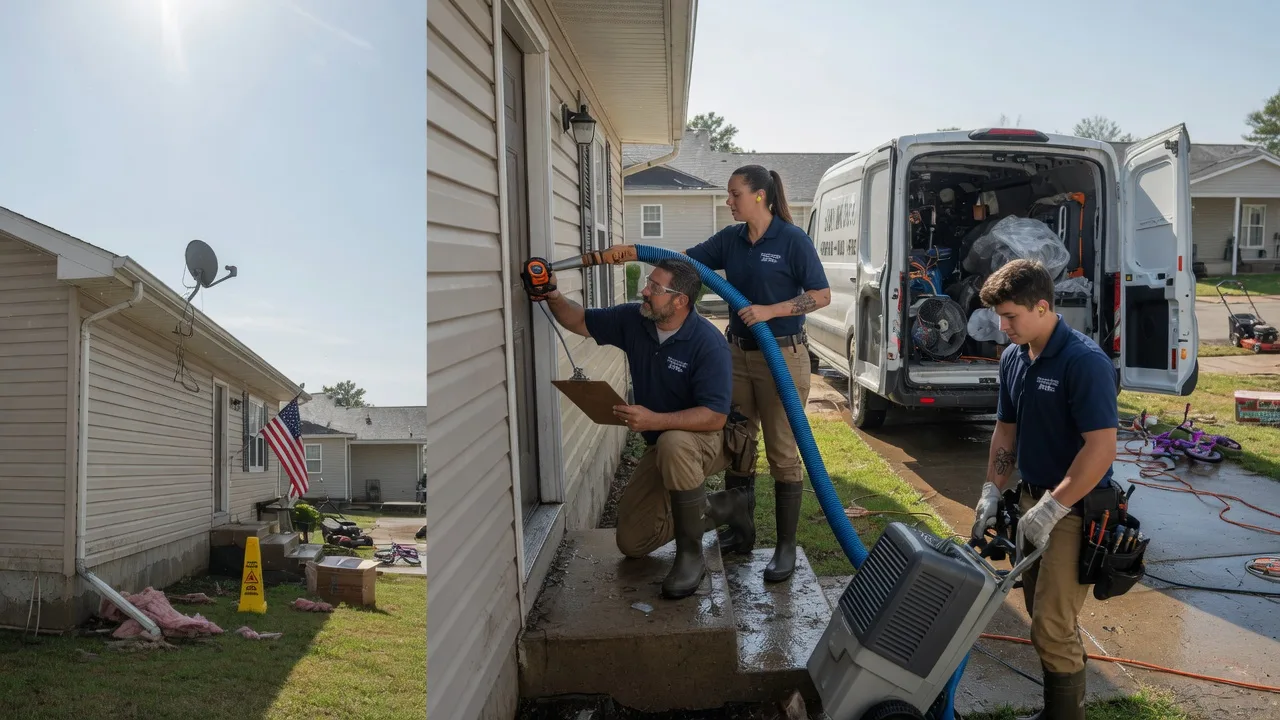 Ceiling Water Damage Restoration in Winchester, OH near me